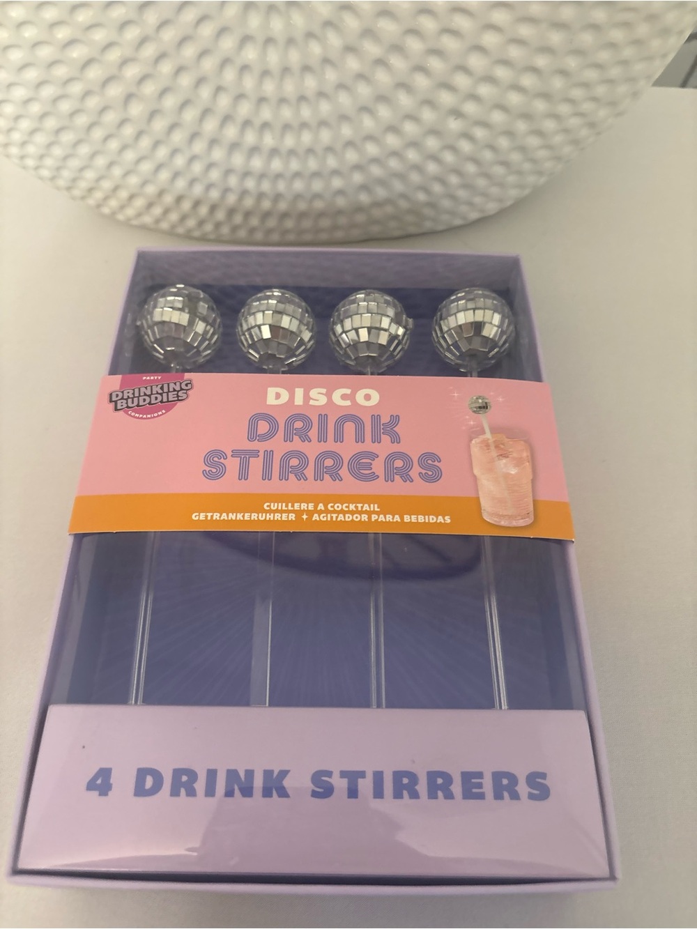 Disco Drink Stirrers — Silver - Picture 4 of 5